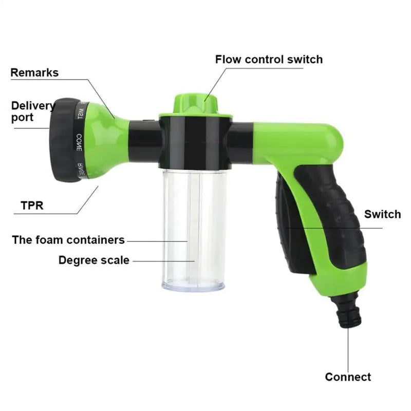 Hose Spray Gun - 8 in 1 - Everything Here