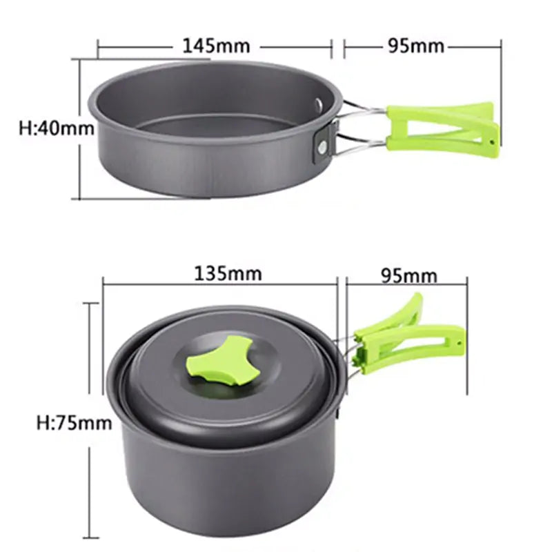 Outdoor Camping Tableware Kit - Everything Here