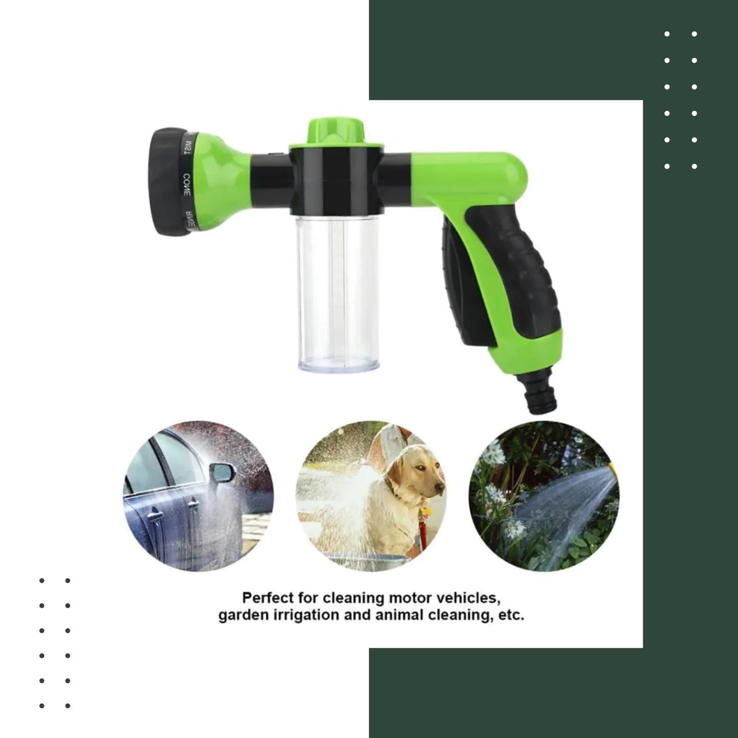 Hose Spray Gun - 8 in 1 - Everything Here