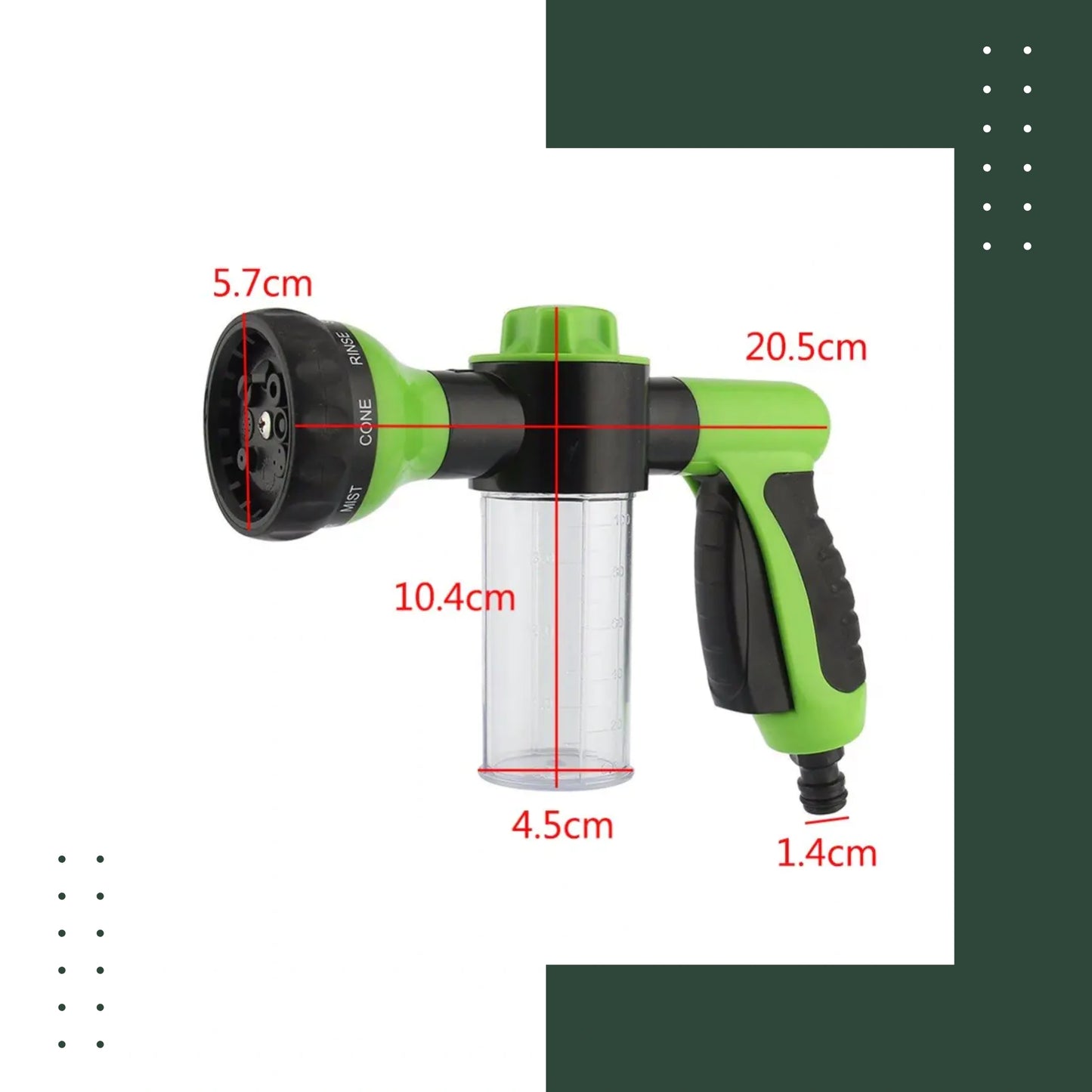 Hose Spray Gun - 8 in 1 - Everything Here