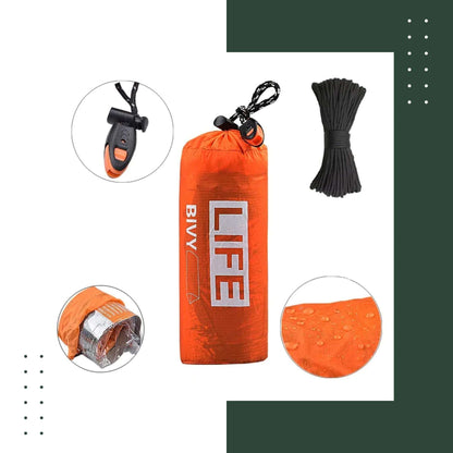 Survival Tube Emergency Tent With Whistle - Everything Here