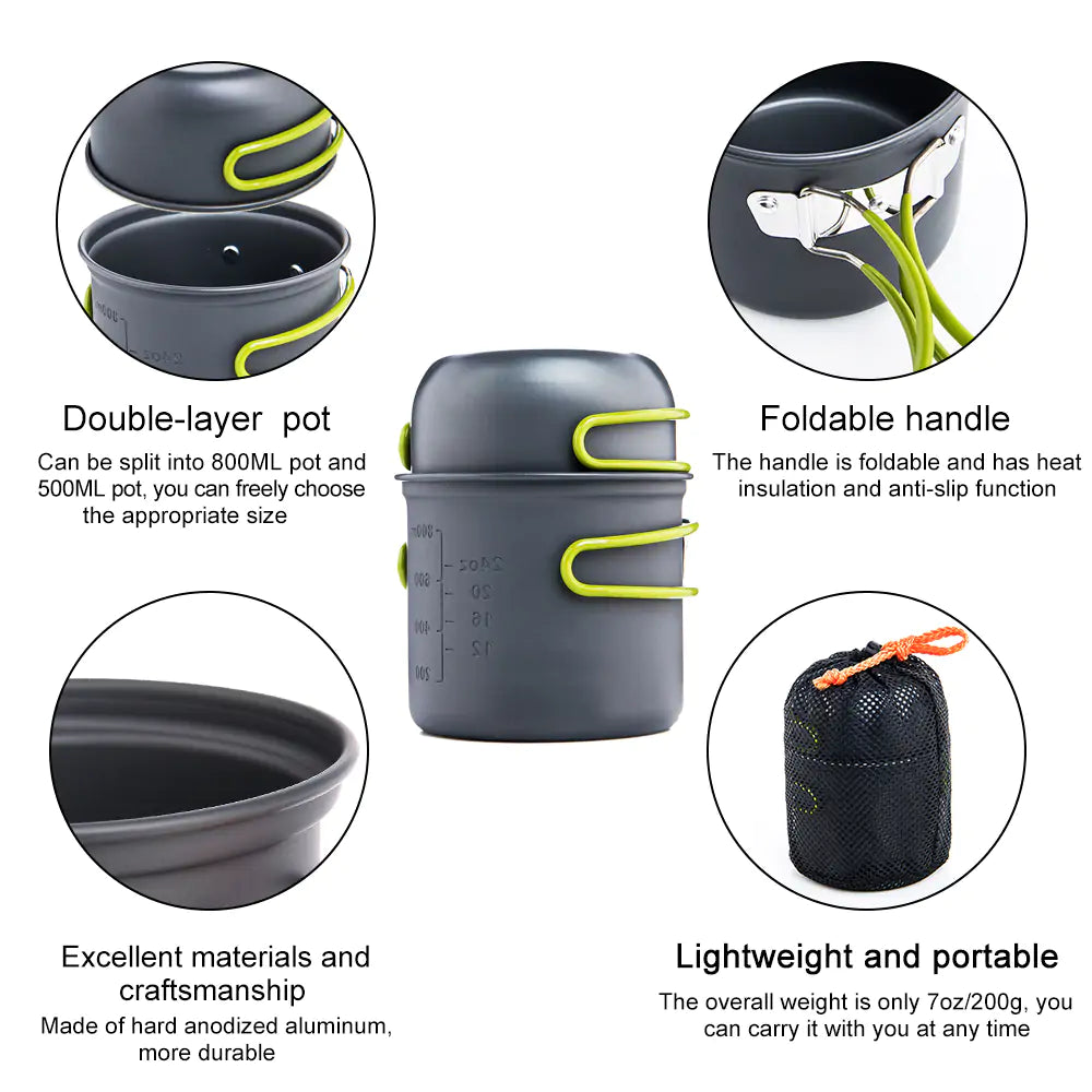 Outdoor Camping Tableware Kit - Everything Here