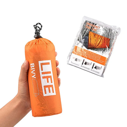 Survival Tube Emergency Tent With Whistle - Everything Here